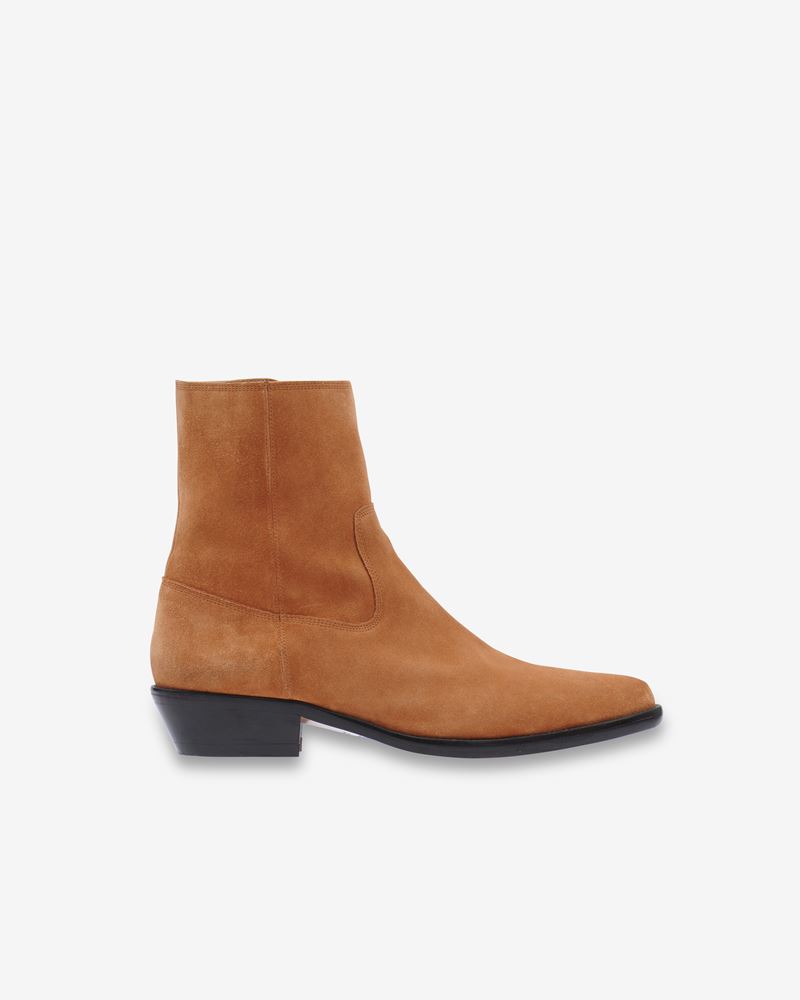 OKUNI SUEDE ANKLE BOOTS